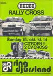 Programme cover of Ring Djursland, 15/10/1978