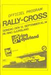 Programme cover of Ring Djursland, 13/09/1981