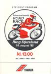 Programme cover of Ring Djursland, 18/08/1985