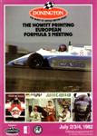 Programme cover of Donington Park Circuit, 04/07/1982