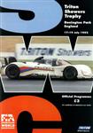 Programme cover of Donington Park Circuit, 19/07/1992