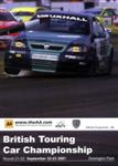 Programme cover of Donington Park Circuit, 23/09/2001