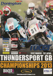 Programme cover of Donington Park Circuit, 01/04/2013