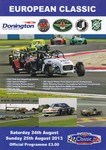 Programme cover of Donington Park Circuit, 25/08/2013