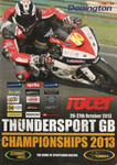 Programme cover of Donington Park Circuit, 27/10/2013