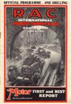 Programme cover of Donington Park Circuit, 04/09/1937
