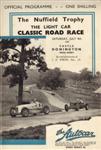 Programme cover of Donington Park Circuit, 09/07/1938
