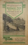 Programme cover of Donington Park Circuit, 10/04/1939