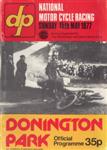 Programme cover of Donington Park Circuit, 15/05/1977