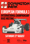 Programme cover of Donington Park Circuit, 27/08/1977