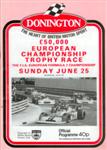 Programme cover of Donington Park Circuit, 25/06/1978