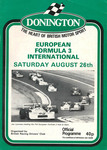 Programme cover of Donington Park Circuit, 26/08/1978