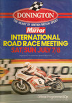 Programme cover of Donington Park Circuit, 08/07/1979