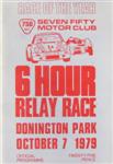 Programme cover of Donington Park Circuit, 07/10/1979