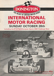 Programme cover of Donington Park Circuit, 28/10/1979