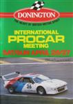 Programme cover of Donington Park Circuit, 27/04/1980
