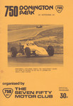 Programme cover of Donington Park Circuit, 28/09/1980