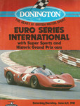 Programme cover of Donington Park Circuit, 07/06/1981