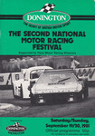 Programme cover of Donington Park Circuit, 20/09/1981