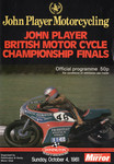 Programme cover of Donington Park Circuit, 04/10/1981