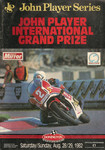 Programme cover of Donington Park Circuit, 29/08/1982