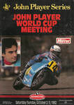 Programme cover of Donington Park Circuit, 03/10/1982