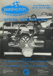 Programme cover of Donington Park Circuit, 25/03/1984