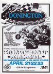 Programme cover of Donington Park Circuit, 23/04/1984