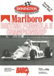 Programme cover of Donington Park Circuit, 14/04/1985
