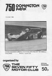 Programme cover of Donington Park Circuit, 11/05/1986