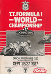 Programme cover of Donington Park Circuit, 27/09/1987