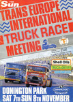 Programme cover of Donington Park Circuit, 08/11/1987