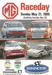 Programme cover of Donington Park Circuit, 21/05/1989