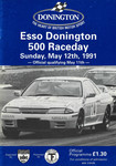 Programme cover of Donington Park Circuit, 12/05/1991