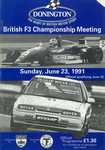 Programme cover of Donington Park Circuit, 23/06/1991