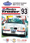 Programme cover of Donington Park Circuit, 16/05/1993