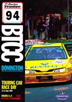 Programme cover of Donington Park Circuit, 12/06/1994