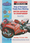 Programme cover of Donington Park Circuit, 19/06/1994