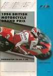 Programme cover of Donington Park Circuit, 24/07/1994