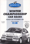 Programme cover of Donington Park Circuit, 26/11/1995