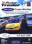 Programme cover of Donington Park Circuit, 05/04/1999