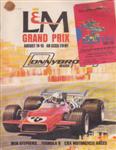 Programme cover of Brainerd International Raceway, 15/08/1971