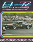 Programme cover of Brainerd International Raceway, 04/07/1972