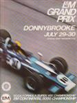 Programme cover of Brainerd International Raceway, 30/07/1972