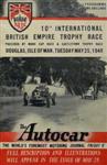 Programme cover of Douglas Circuit (IMN), 25/05/1948