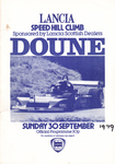 Programme cover of Doune Hill Climb, 30/09/1979