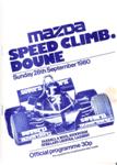 Programme cover of Doune Hill Climb, 28/09/1980
