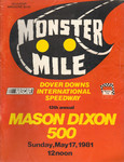 Programme cover of Dover International Speedway, 17/05/1981