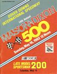 Programme cover of Dover International Speedway, 16/05/1982