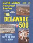 Programme cover of Dover International Speedway, 14/09/1975